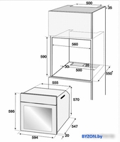 Электрический духовой шкаф BEKO BIE 25300 X - фото2