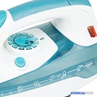 Утюг Delta Lux DL-710 (белый/голубой) - фото2