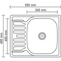 Кухонная мойка Ledeme L65848-R - фото2