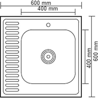 Кухонная мойка Ledeme L66060-R - фото2