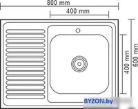 Кухонная мойка Ledeme L98060-R - фото2