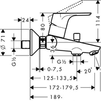 Смеситель Hansgrohe Focus E2 31940000 - фото2
