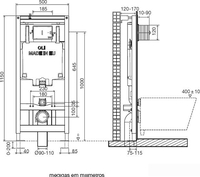 Инсталляция для унитаза OLI OLI80 Механика [600151] - фото2