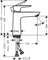 Смеситель Hansgrohe Talis E 71712000 - фото2