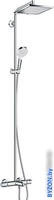 Душевая система Hansgrohe Crometta E 240 1jet Showerpipe [27298000] - фото
