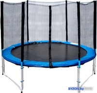 Батут Atlas Sport 312 см - 10ft Pro (3 ноги, внешняя сетка, синий) - фото