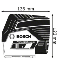 Лазерный нивелир Bosch GCL 2-50 C Professional (со штативом BT 150) [0601066G02] - фото2