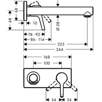 Смеситель Hansgrohe Talis S 72111000 - фото2