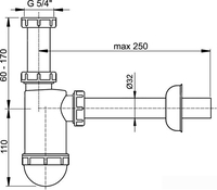 Сифон Alcaplast A430 - фото2