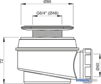 Сифон Alcaplast A46-60 - фото2