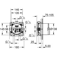 Монтажная коробка Grohe Rapido SmartBox 35600000 - фото2