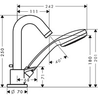 Смеситель Hansgrohe Logis 71310000 - фото2