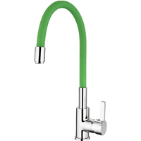Смеситель Ledeme H98 L4898-5 (зеленый/хром) - фото