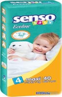 Подгузники Senso Baby Ecoline Maxi 4 (40 шт) - фото
