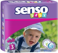 Подгузники Senso Baby Midi 3 (22 шт) - фото