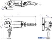 Угловая шлифмашина Metabo WE 24-180 MVT - фото2