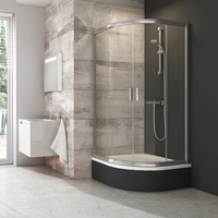 Душевой уголок Ravak Blix BLCP4 SABINA 80x80 (серебристый/прозрачное) - фото