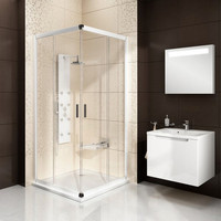 Душевой уголок Ravak Blix BLRV2K 80x80 (серебристый/прозрачное) - фото2