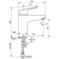 Смеситель Ideal Standard Ceraflex B1714AA - фото2