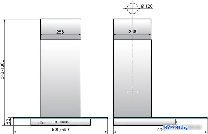 Кухонная вытяжка Elikor Кристалл 60Н-430-К3Д (нержавеющая сталь) Кухонная вытяжка Elikor Кристалл 60Н-430-К3Д (нержавеющая сталь)
