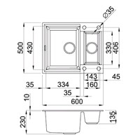 Кухонная мойка Elleci Easy 150 Tortora 43 - фото2