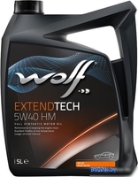 Моторное масло Wolf ExtendTech 5W-40 HM 5л - фото
