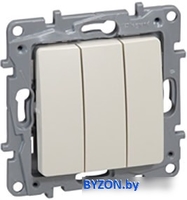Выключатель Legrand Etika 6 723 13 (слоновая кость) - фото