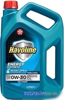Моторное масло Texaco Havoline Energy 0W-30 4л - фото