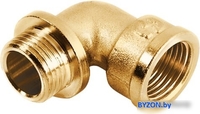 Фитинг General Fittings Уголок муфтово-цапковый 2700.24 1" - фото