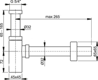 Сифон Alcaplast A401 - фото2