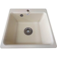 Кухонная мойка GranFest SMART GF-SM430 (бежевый) - фото