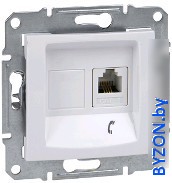 Розетка телефонная Schneider Electric Sedna SDN4101121 - фото