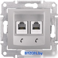 Розетка телефонная Schneider Electric Sedna SDN4201160 - фото