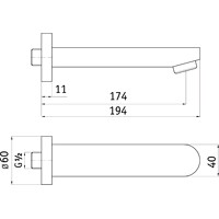 Излив Deante Cascada NAC 081K - фото2