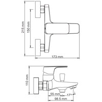 Смеситель Wasserkraft Salm 2701 - фото2