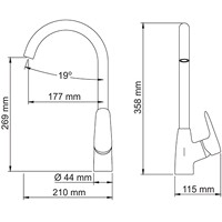 Смеситель Wasserkraft Vils 5607 - фото2