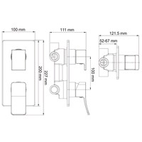 Смеситель Wasserkraft Aller 10671 - фото2