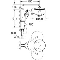 Душевая система Grohe Euphoria System 260 27421002 - фото2