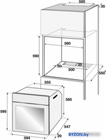 Электрический духовой шкаф BEKO BIM 24400 ZGCS - фото2