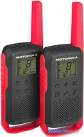 Портативная радиостанция Motorola T62 Walkie-talkie (черный/красный) - фото