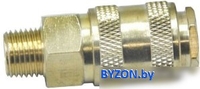 FORSAGE Быстроразъем с клапаном нар резьба 1/4" F-BSE1-2SM (латунь) - фото