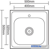 Кухонная мойка Ledeme L75050 - фото2