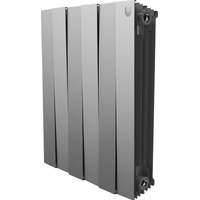 Биметаллический радиатор Royal Thermo PianoForte 500 Silver Satin (4 секции) - фото