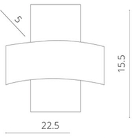 Бра Arte Lamp Dafur A1444AP-1WH - фото2