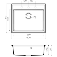 Кухонная мойка Omoikiri Daisen 60 PA - фото2