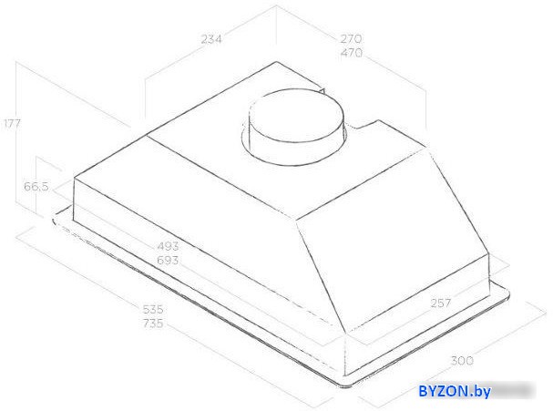 Кухонная вытяжка Elica Era S IX/A/72 Кухонная вытяжка Elica Era S IX/A/72