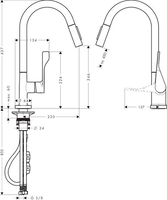 Смеситель Axor Citterio 39835000 - фото2