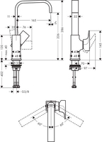 Смеситель Hansgrohe Metropol 32511000 - фото2