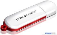 USB Flash Silicon-Power LuxMini 320 32GB (белый/красный) - фото2