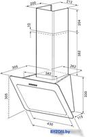 Кухонная вытяжка Krona Liva 600 PB (черный) - фото2